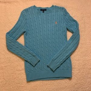Ralph Lauren Cable Knit Sweater, Size Small